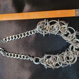 Silver Chain Link Necklace
